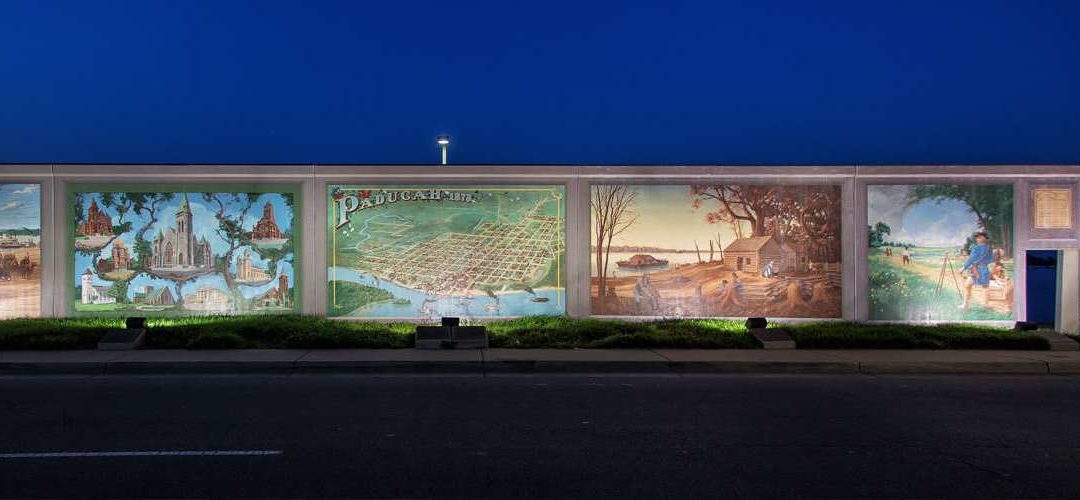 Paducah Riverfront Mural Painting with Robert Dafford