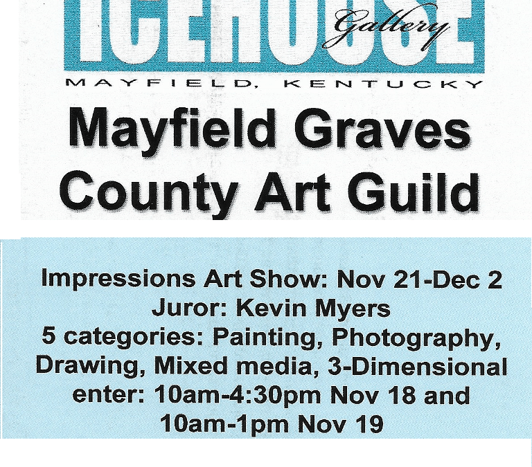 Impressions Art Show – Enter Nov 18/19th at Paducah City Hall