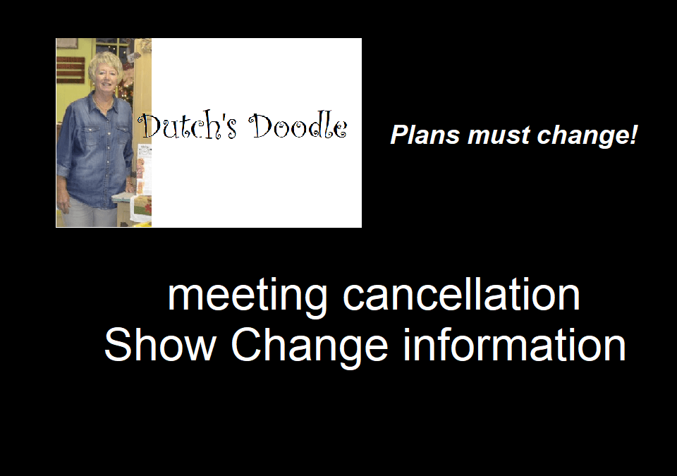 Plans must change