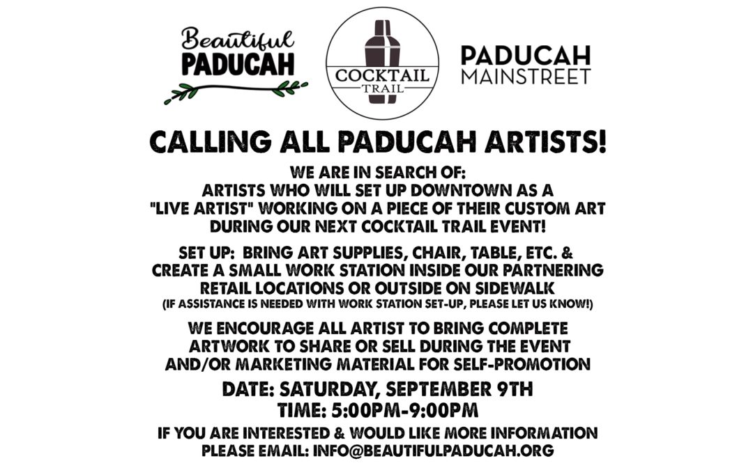 Art Event- Downtown Paducah Cocktail Trail