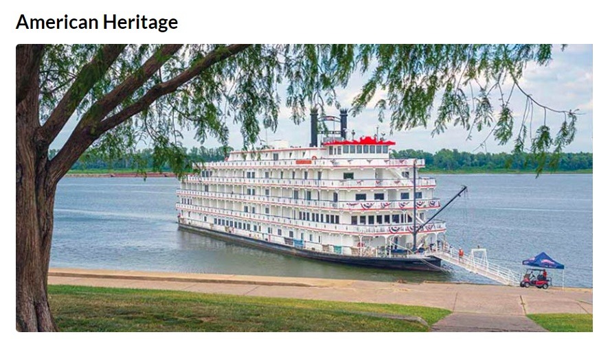 High-Volume Visitor Potential: Sunday, September 8 – American Heritage Riverboat